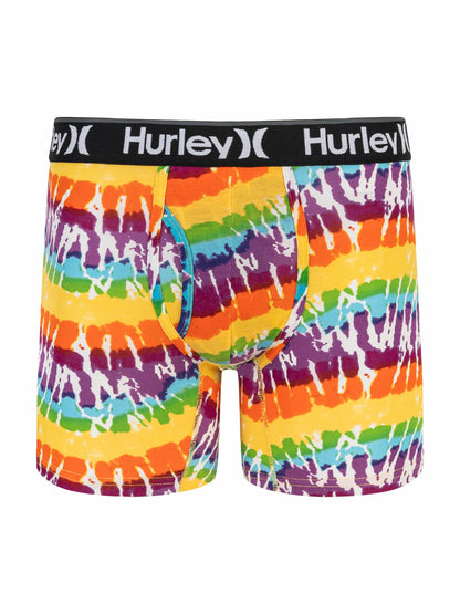 Hurley Mens Wave Tie Dye Boxer Brief
