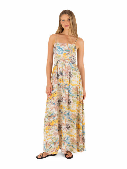 Hurley Womens Safari Scenic Maxi Dress