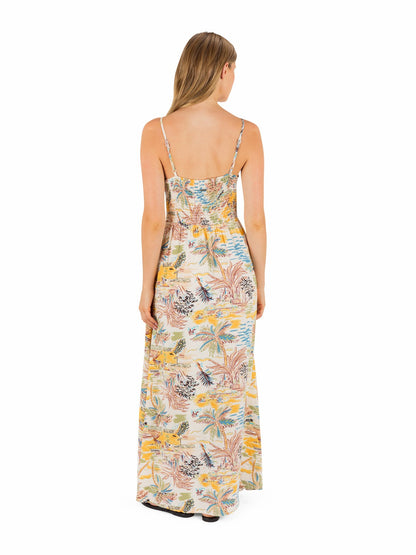 Hurley Womens Safari Scenic Maxi Dress