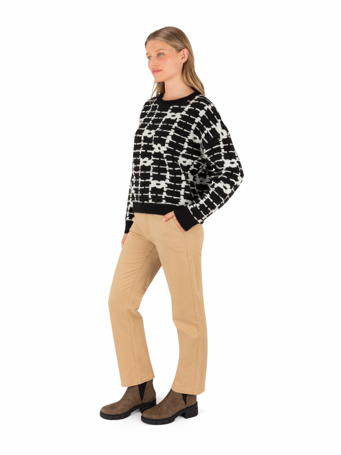 Hurley Womens Daisy Trellis Sweater