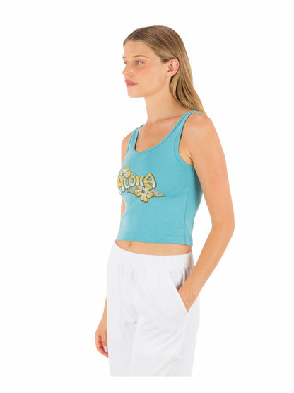 Hurley Womens Aloha Scoop Crop Tank