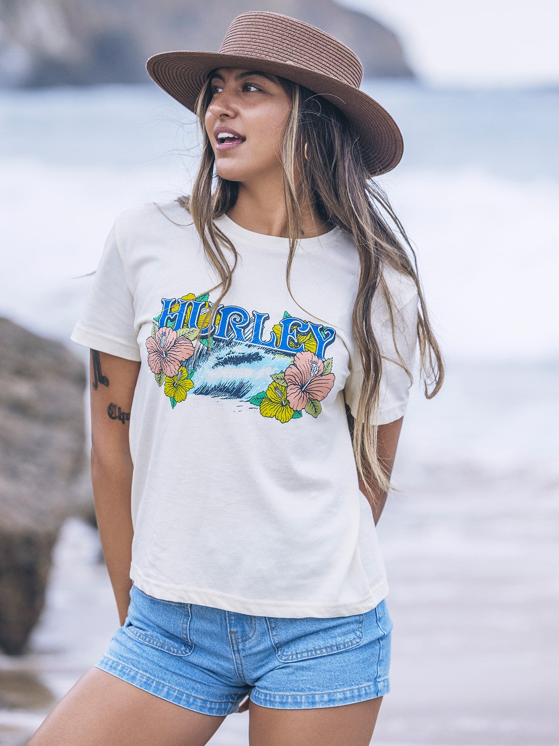 Hurley Womens Tidal Classic Tee