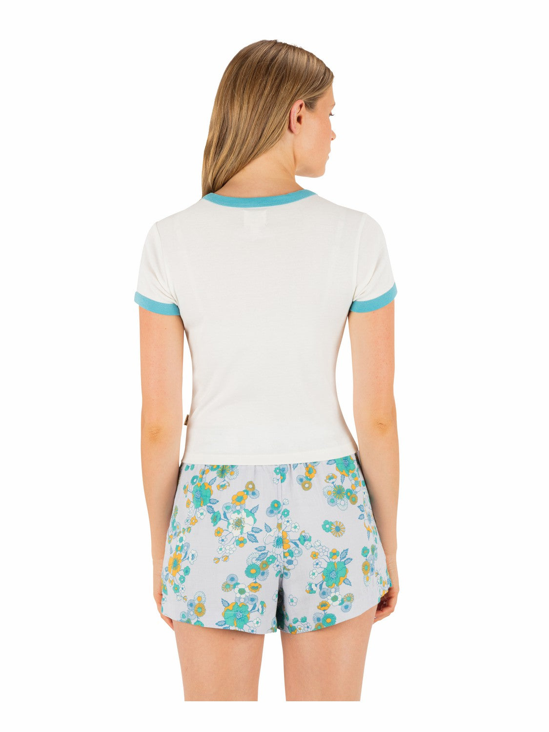 Hurley Womens Speedway Ringer Baby Tee
