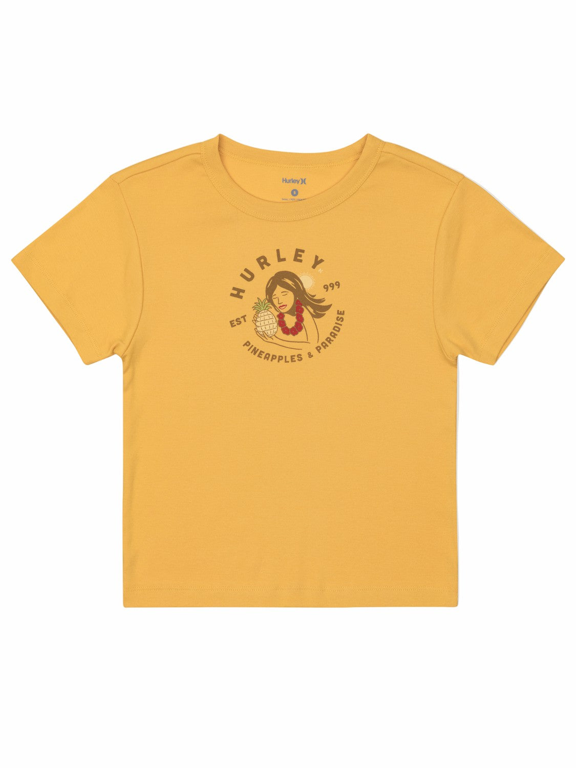 Hurley Womens Pineapples And Paradise Baby Tee