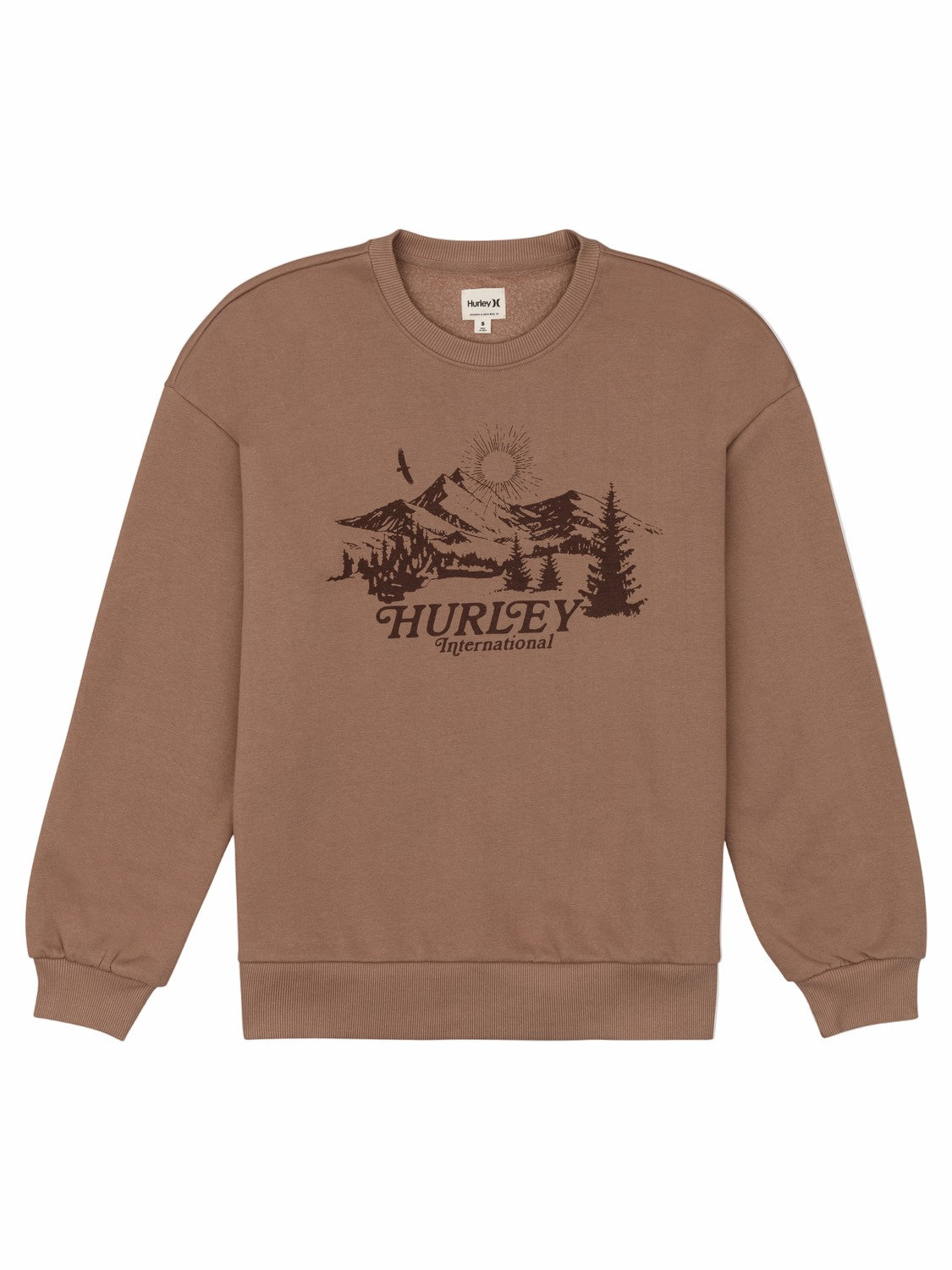 Hurley Womens Escapism Oversize Crew