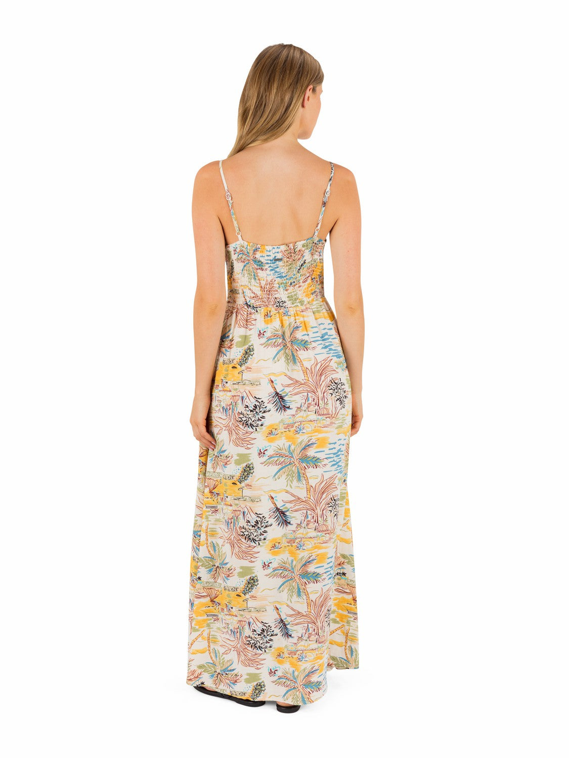 Hurley Womens Safari Scenic Maxi Dress