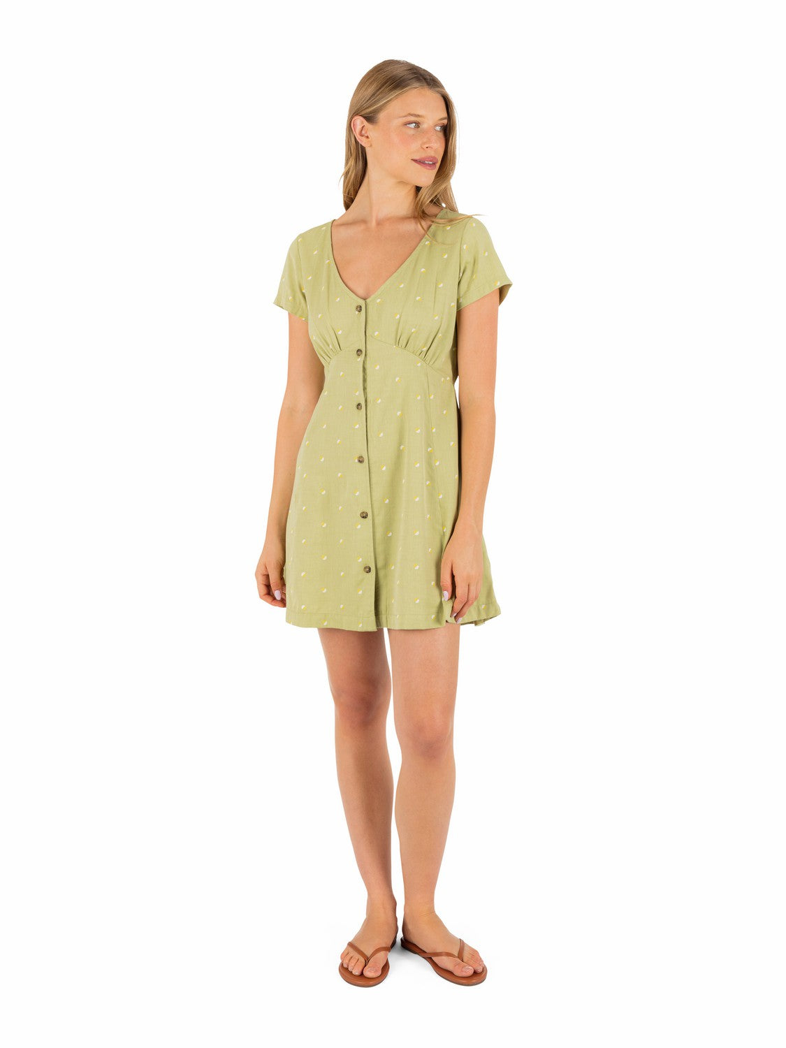 Hurley Womens Wavy Dot Dress