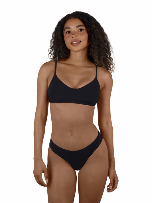 Hurley Womens Max Solid Bralette Bikini Top
