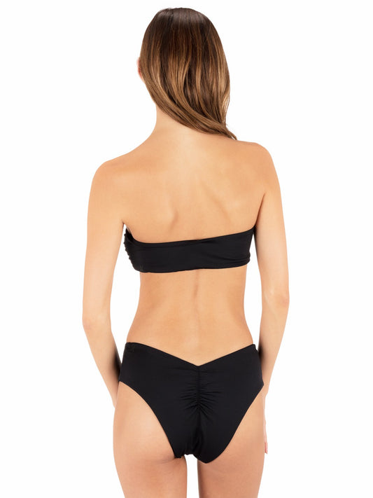 Hurley Womens Solid V Moderate Hiphugger Bottom