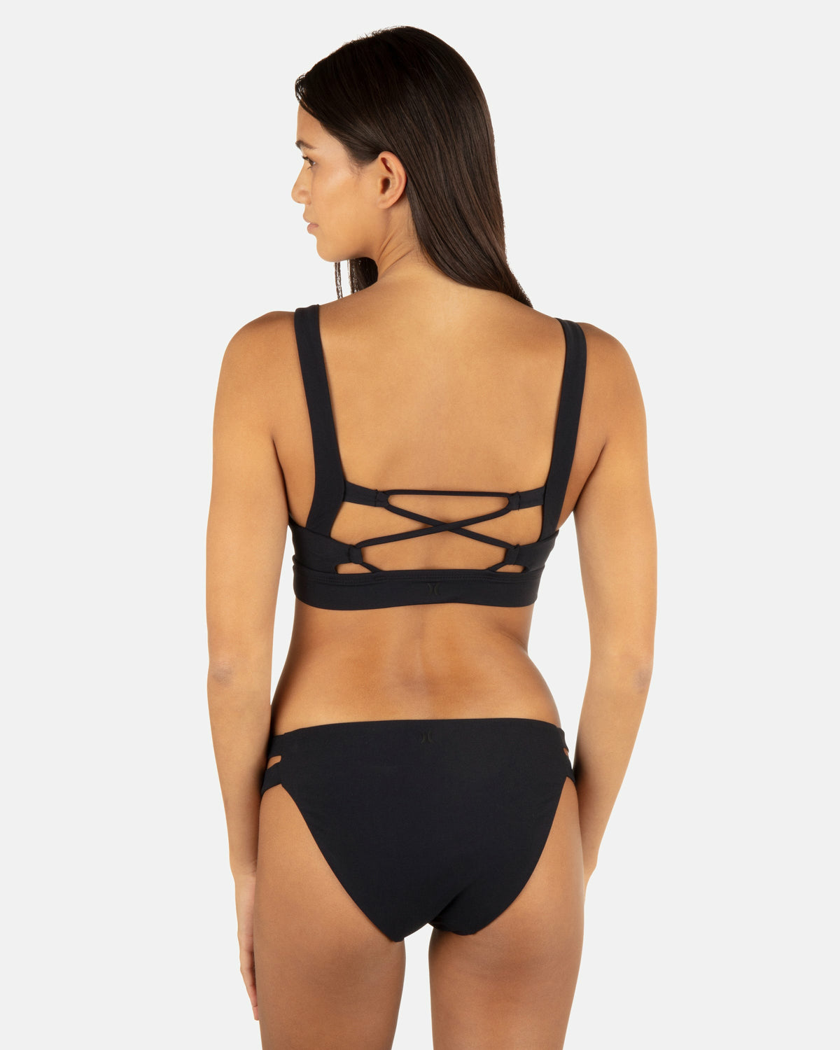 Hurley Womens Max Solid Tab Scoop Top