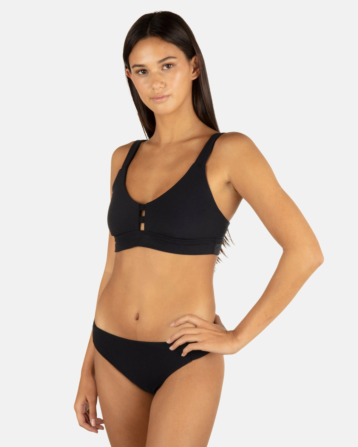 Hurley Womens Max Solid Tab Scoop Top