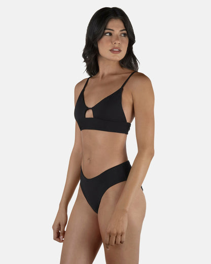 Hurley Womens Solid Bralette Bikini Top