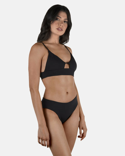 Hurley Womens Solid Bralette Bikini Top