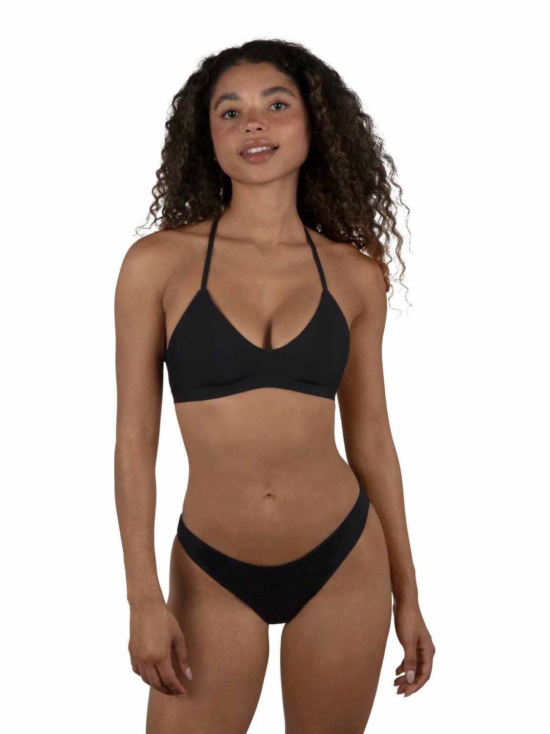 Hurley Womens Solid Adjustable Bikini Top