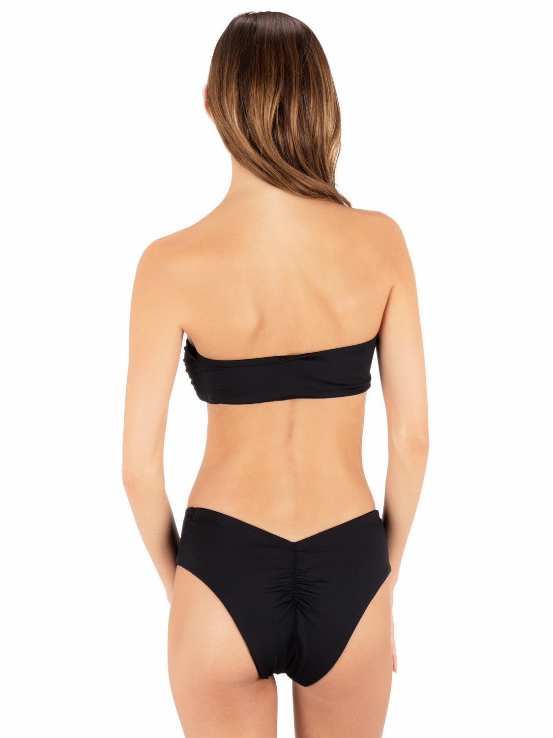 Hurley Womens Solid V Moderate Hiphugger Bottom