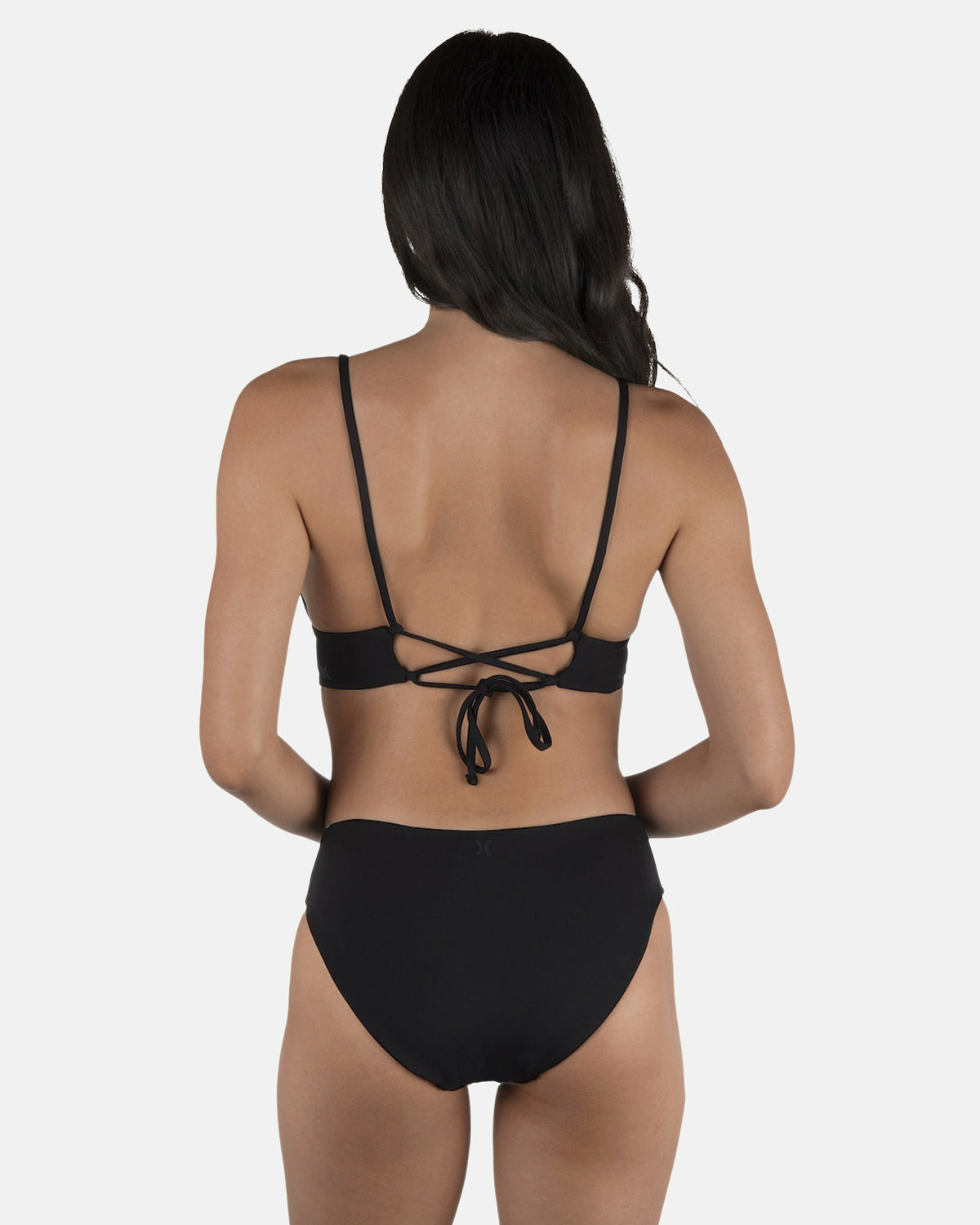 Hurley Womens Solid Full Bikini Bottom