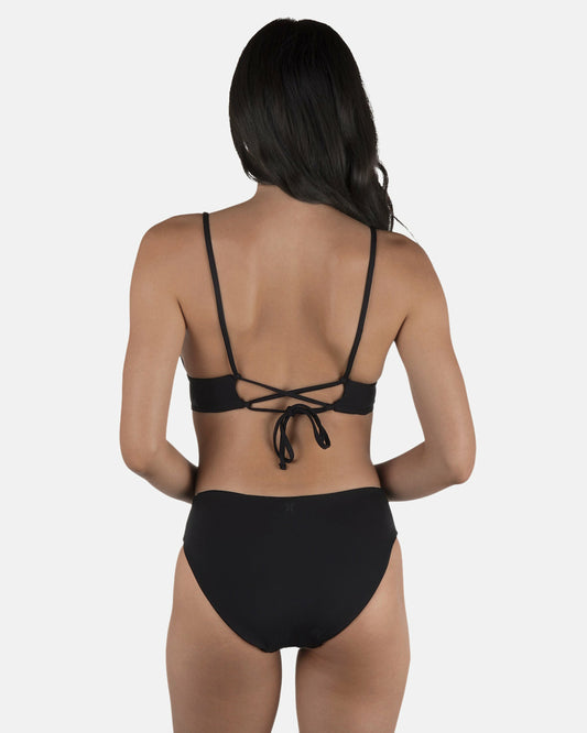 Hurley Womens Solid Full Bikini Bottom