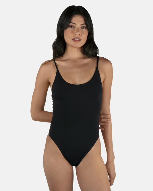 Hurley Womens Solid Moderate One Piece