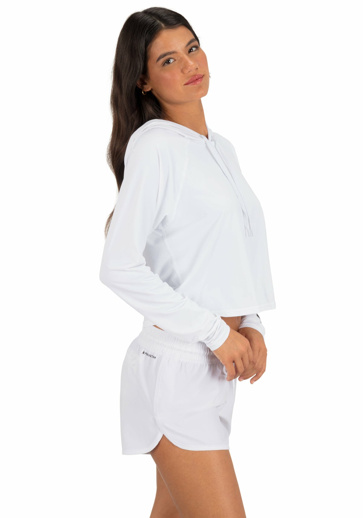 Hurley Womens One & Only Solid Long Sleeve Hooded Rashguard