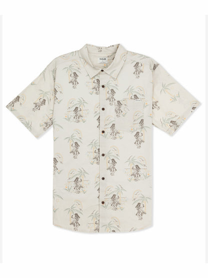 Hurley Mens Lido Stretch Short Sleeve