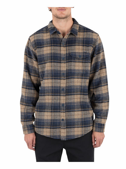 Hurley Mens Portland Heavyweight Flannel