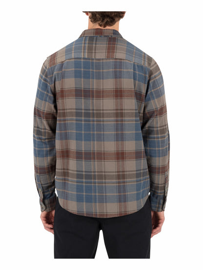 Hurley Mens Portland Stretch Flannel Long Sleeve