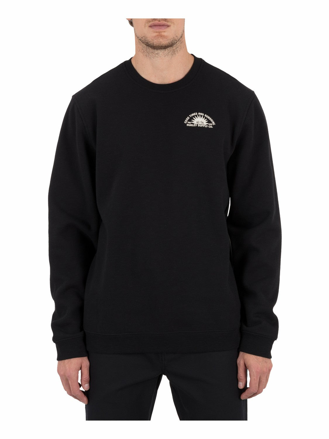 Hurley Mens Sunshine Slub Crew Sweatshirt