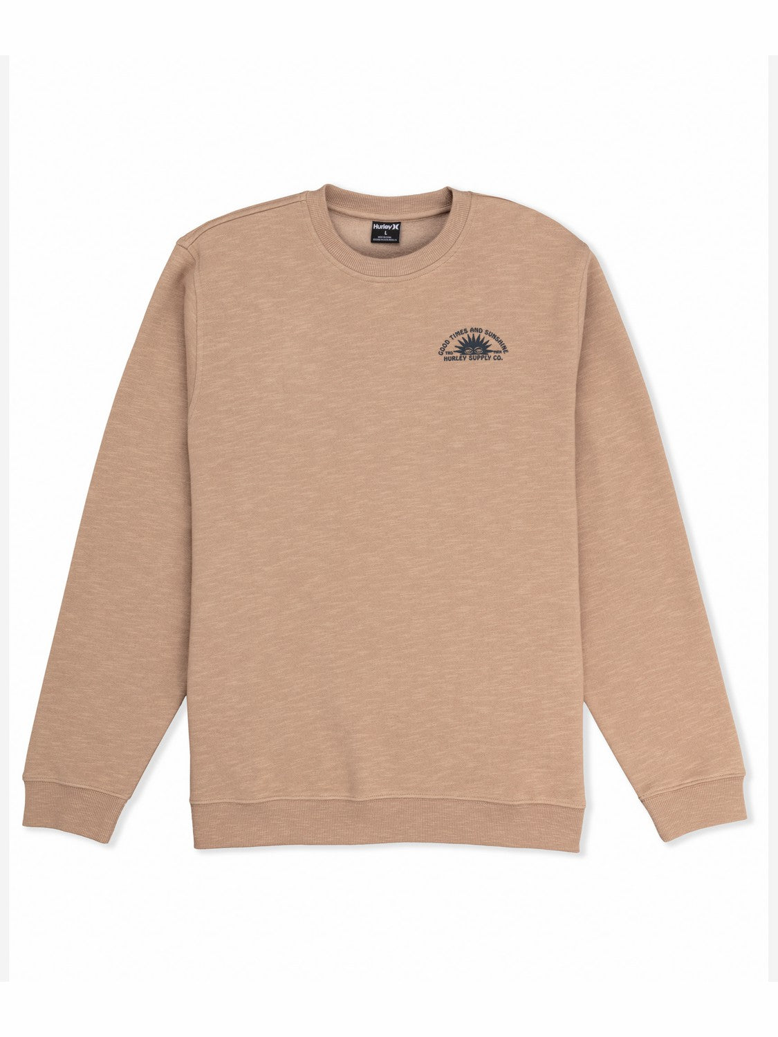Hurley Mens Sunshine Slub Crew Sweatshirt