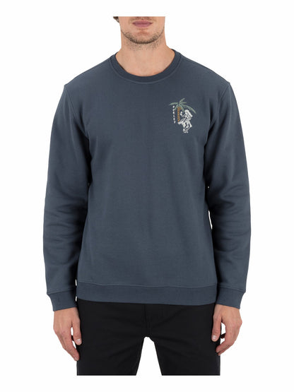 Hurley Mens Hula In Paradise Crewneck Sweatshirt