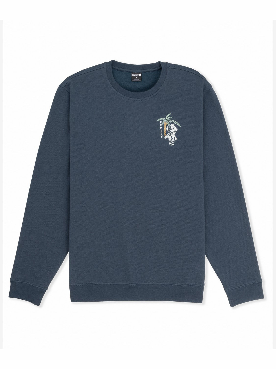 Hurley Mens Hula In Paradise Crewneck Sweatshirt
