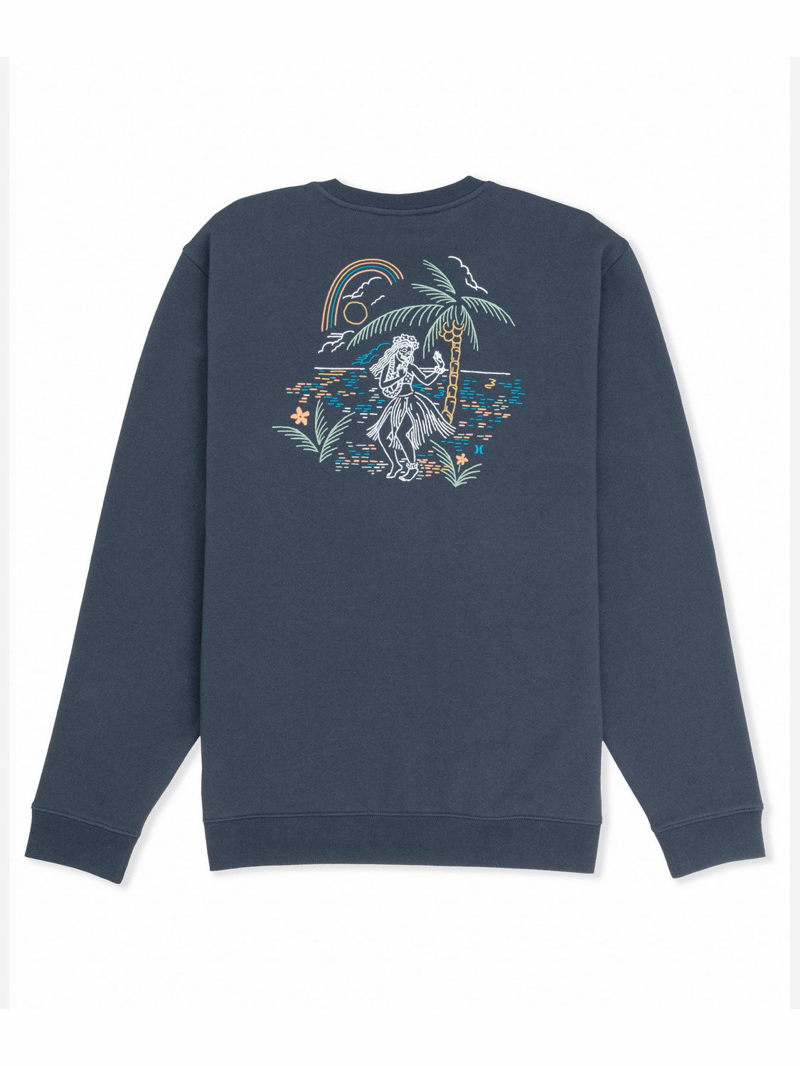 Hurley Mens Hula In Paradise Crewneck Sweatshirt