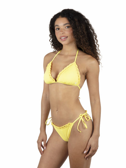 Hurley Womens Macrame Triangle Bikini Top