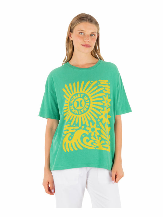Hurley Womens Harmony Boyfriend Tee