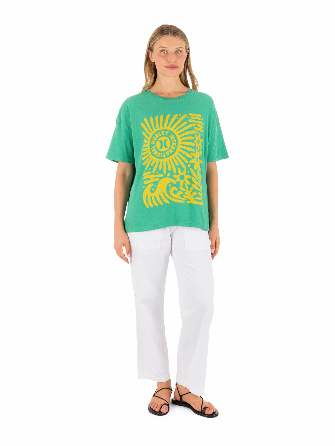 Hurley Womens Harmony Boyfriend Tee