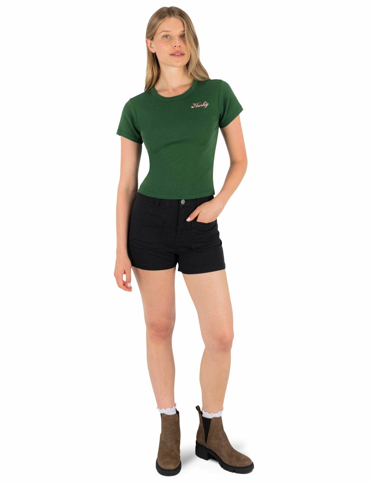 Hurley Womens Surf Rodeo Baby Tee