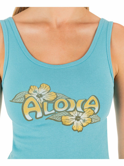 Hurley Womens Aloha Scoop Crop Tank