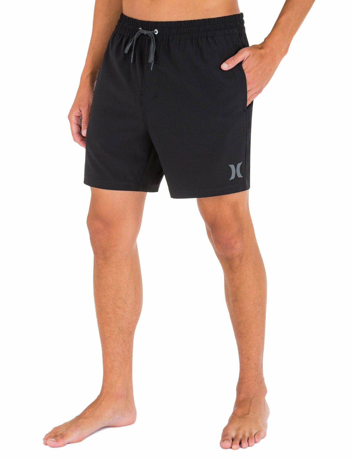 Hurley Mens One And Only Solid Volley Boardshort 17"
