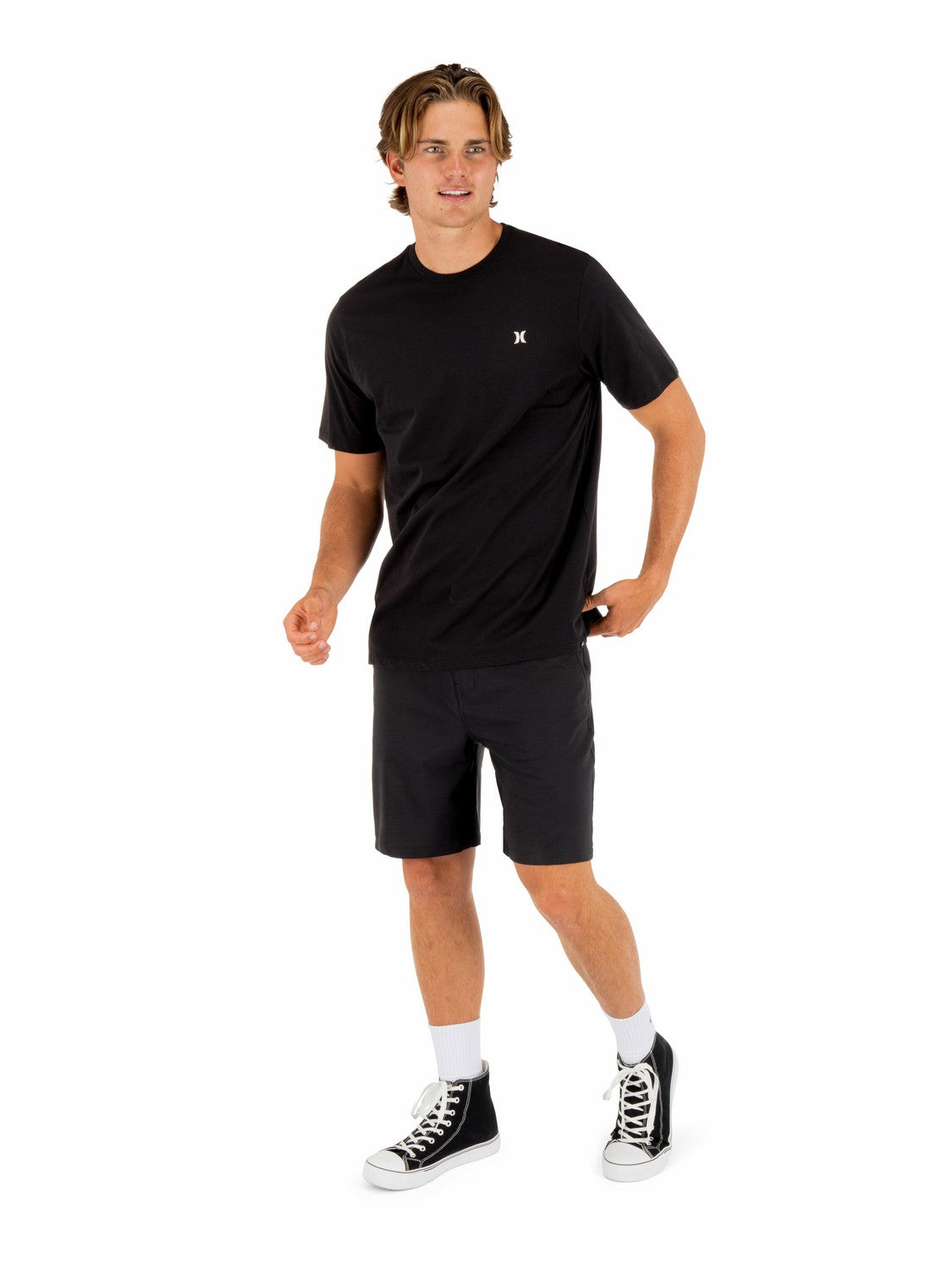 Hurley Mens Icon Tee Short Sleeve
