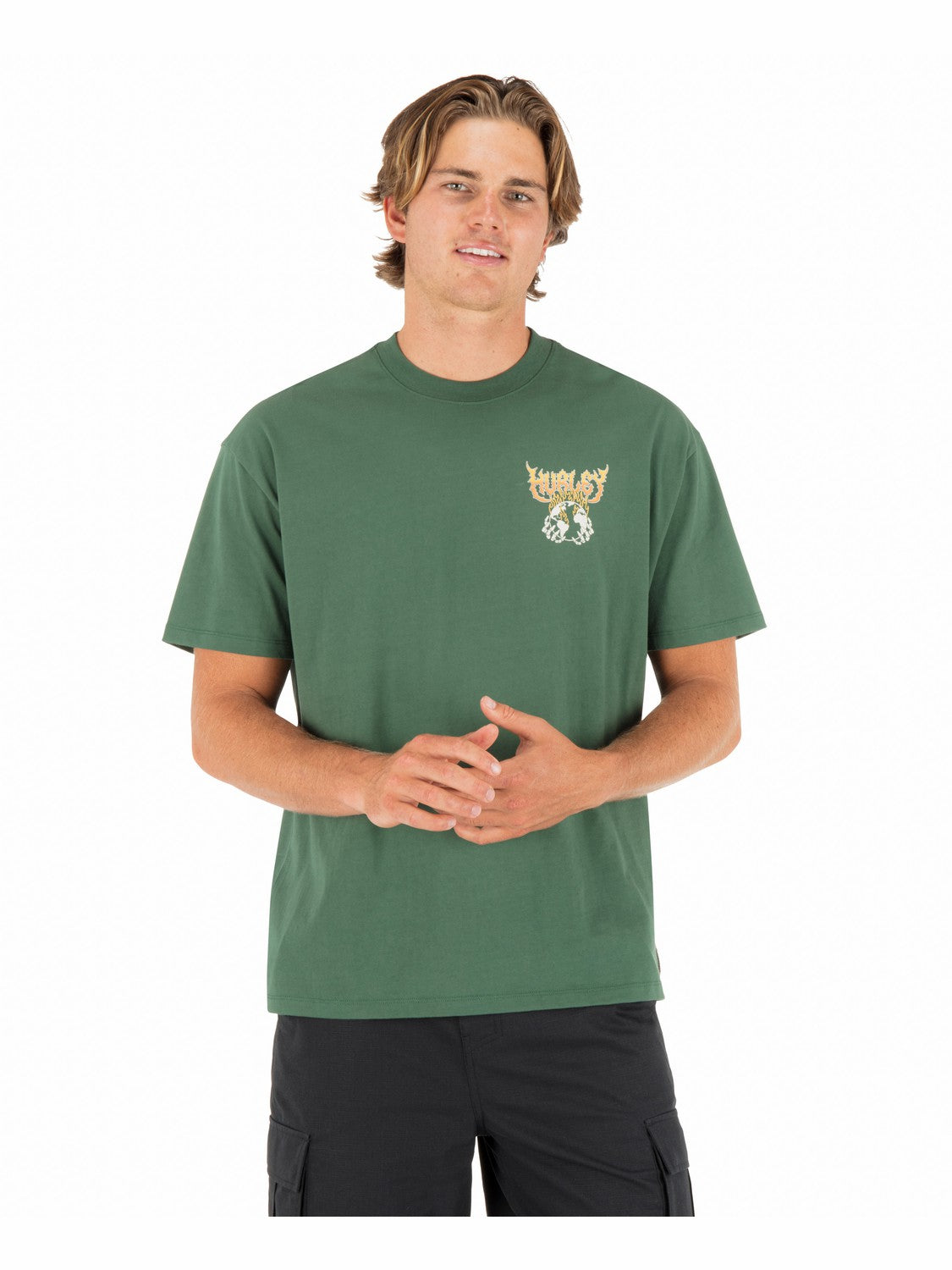 Hurley Mens Fire Short Sleeve