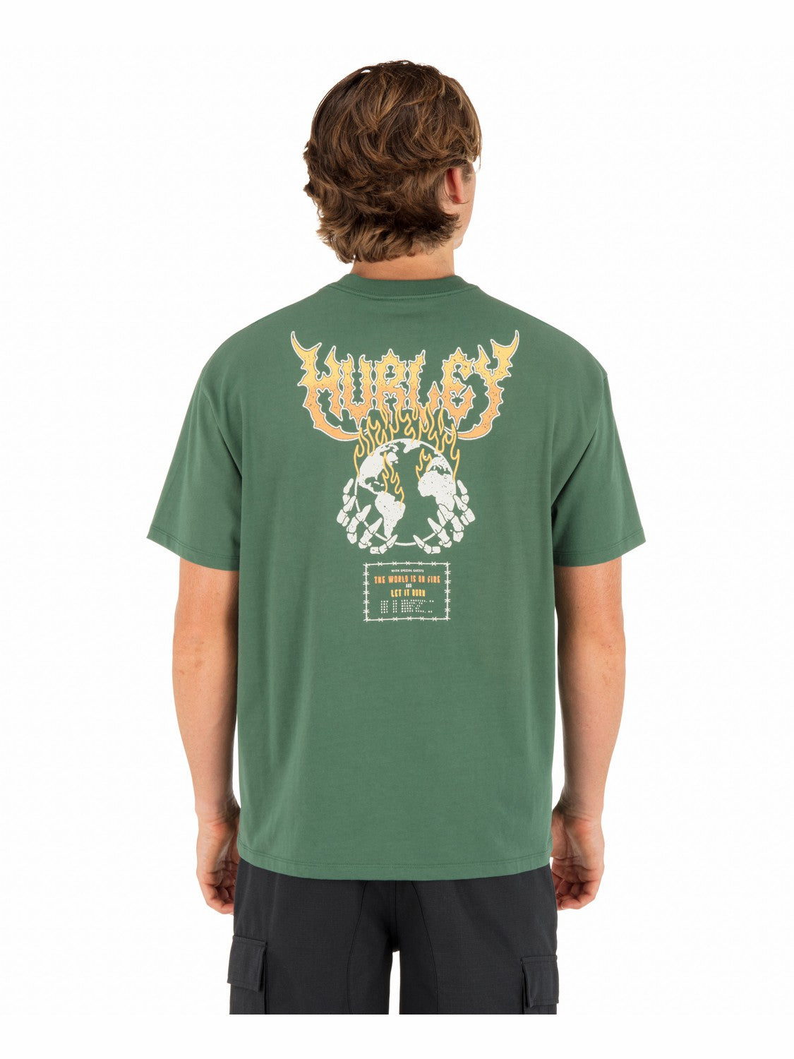 Hurley Mens Fire Short Sleeve