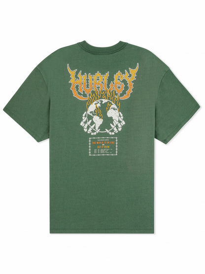 Hurley Mens Fire Short Sleeve