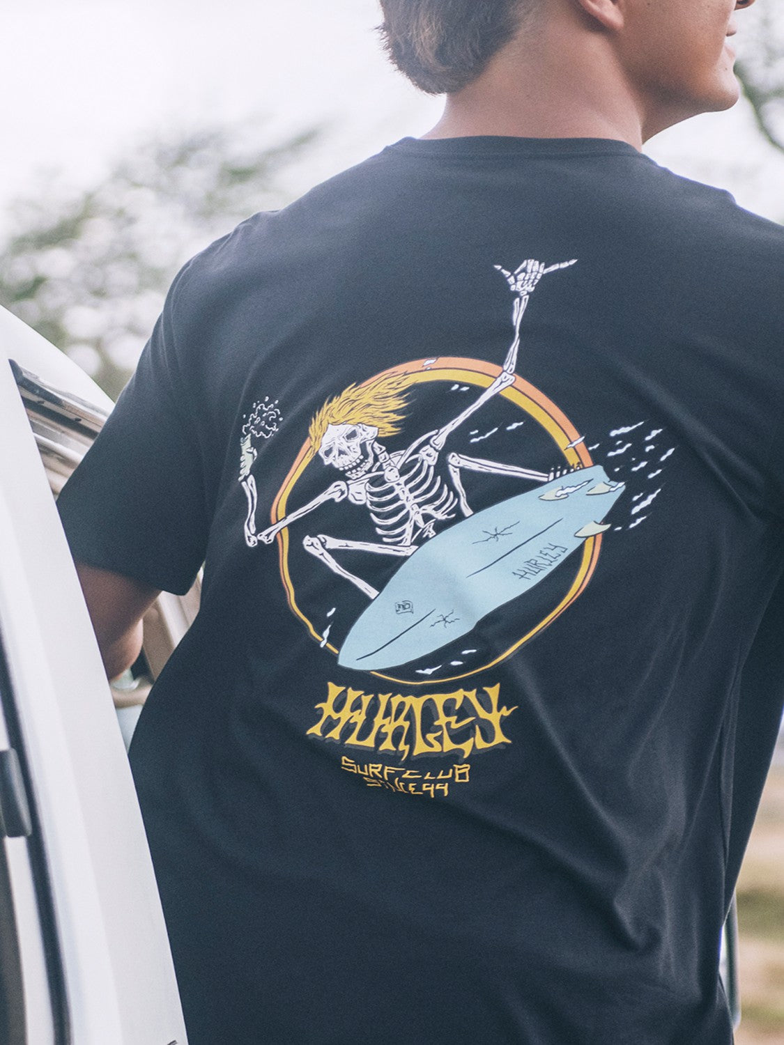 Hurley Mens Skeletor Short Sleeve
