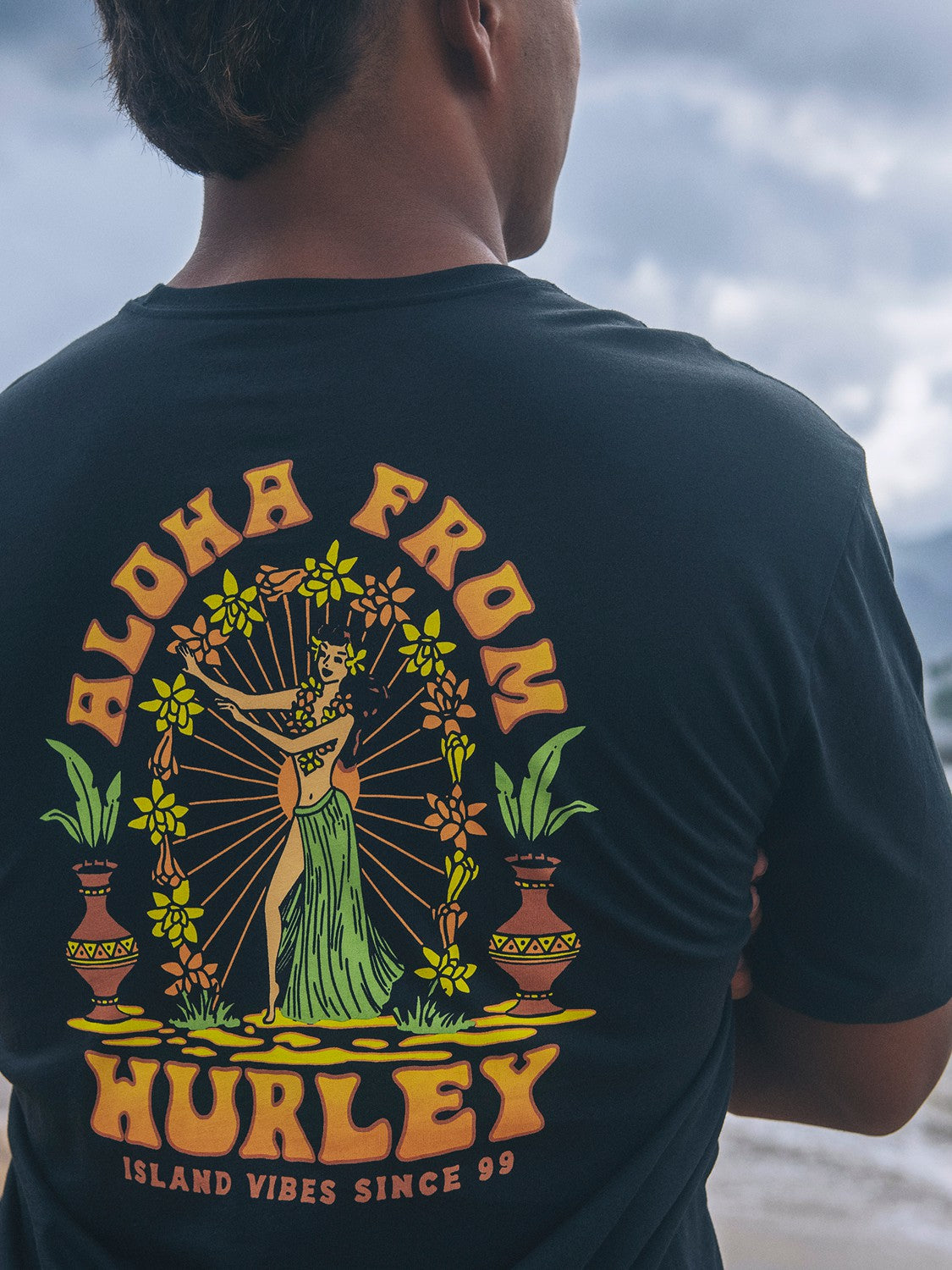 Hurley Mens Island Time Short Sleeve