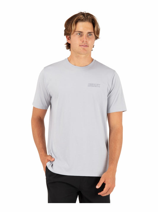 Hurley Mens H20-Dri Fastlane Lined Short Sleeve