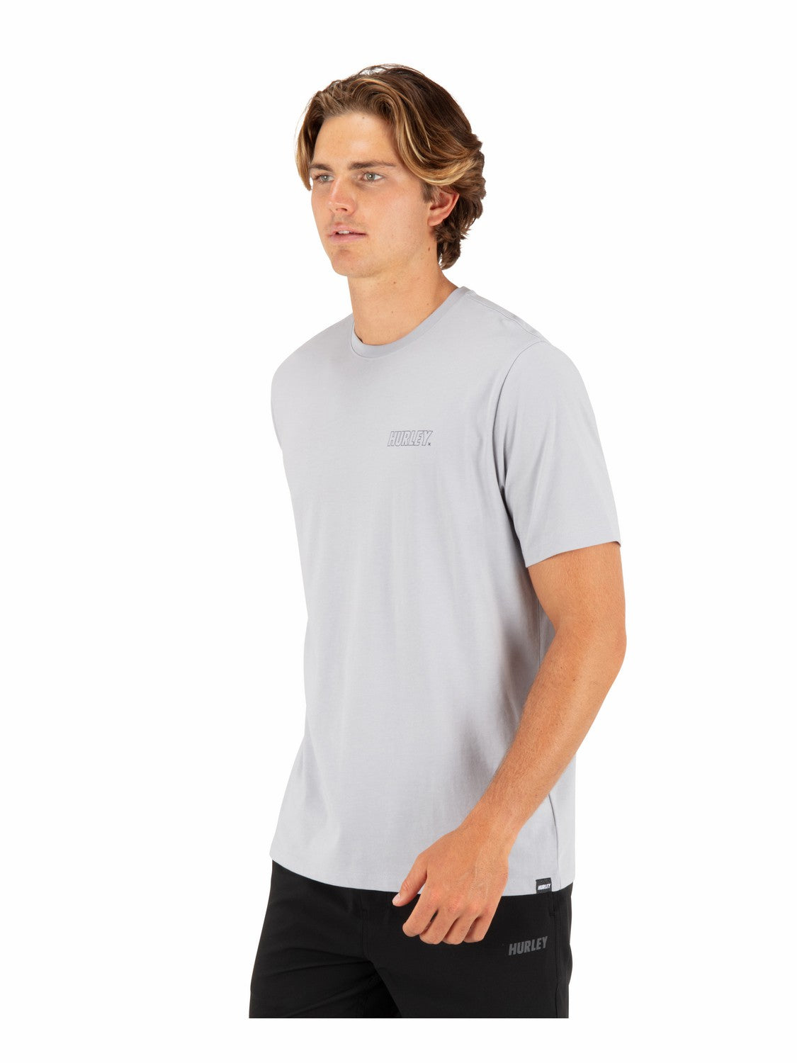 Hurley Mens H20-Dri Fastlane Lined Short Sleeve