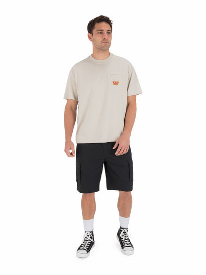 Hurley Mens Built Patch Pocket Short Sleeve