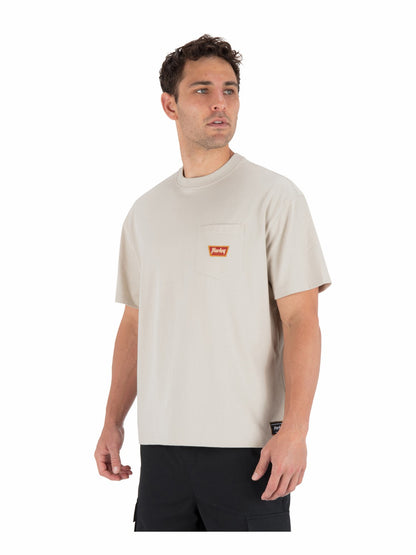 Hurley Mens Built Patch Pocket Short Sleeve