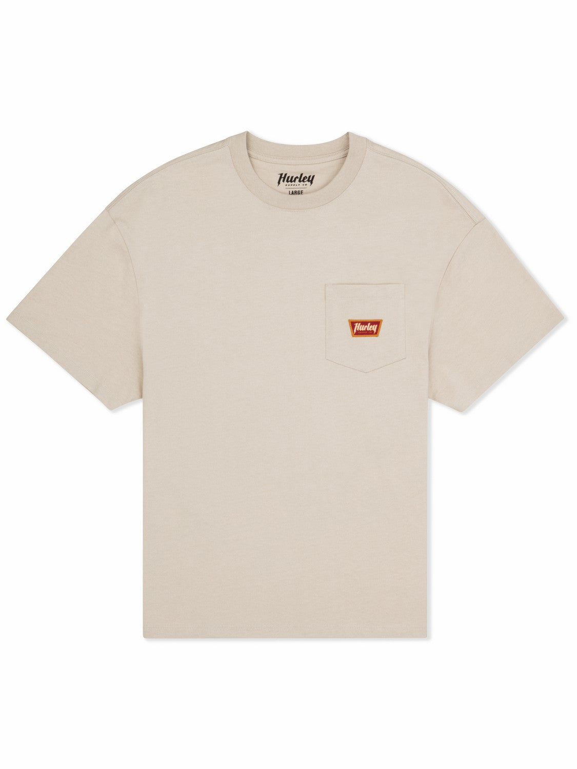 Hurley Mens Built Patch Pocket Short Sleeve