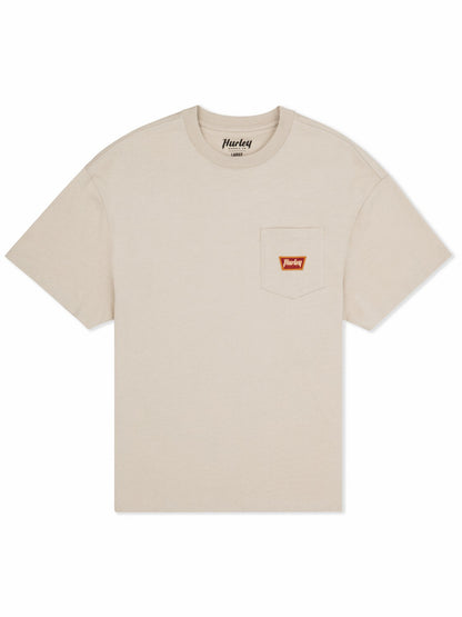 Hurley Mens Built Patch Pocket Short Sleeve