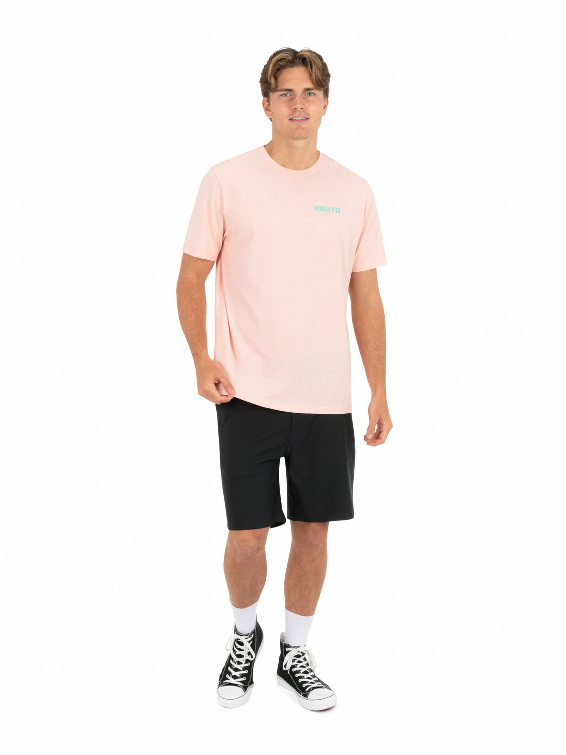 Hurley Mens Fern Gradient Short Sleeve